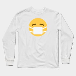 Mask emoji protection emoticon corona quarantine 2020 Long Sleeve T-Shirt